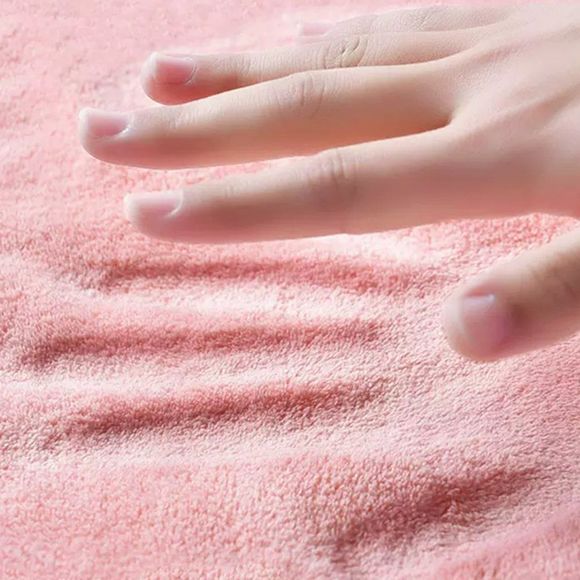 Pink Bunny Plush Kids Blanket Bath Robe Towel - Picture 7 of 7